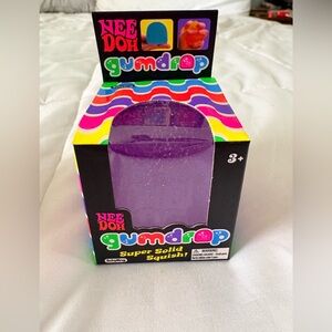 Needoh Purple Squishy Gumdrop Toy